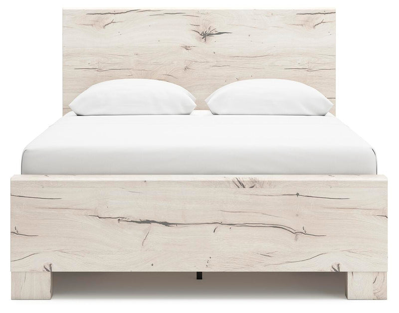 Lawroy Light Natural Full Panel Bed with Storage - B2310B42