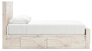Lawroy Light Natural Full Panel Bed with Storage - B2310B42