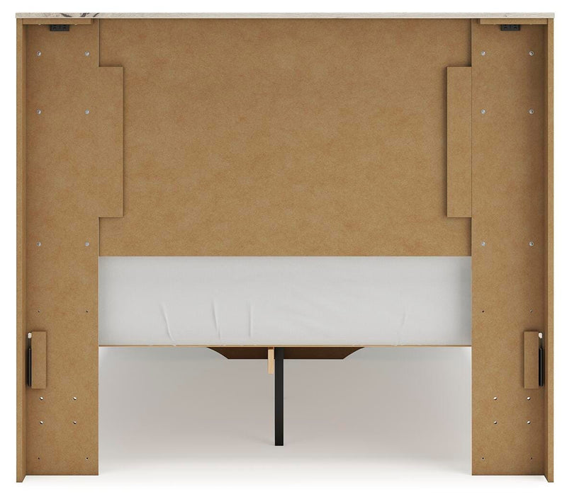 Lawroy Light Natural Full Panel Storage Bed - B2310B20