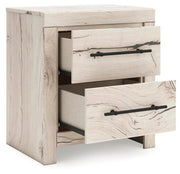 Lawroy Light Natural Queen Storage Bed, 2 Dressers, Mirror and 2 Nightstands - B2310B49