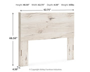 Lawroy Queen Panel Headboard with Mirrored Dresser and 2 Nightstands in Light Natural from Ashley - Lara Furniture