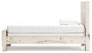 Lawroy Twin Panel Bed with Dresser and 2 Nightstands in Light Natural from Ashley - Lara Furniture