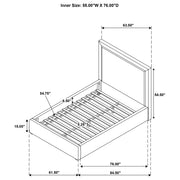 Lawson 54-inch Upholstered Full Panel Platform Bed Mushroom - 315835MF
