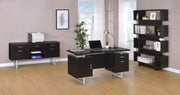 Lawtey 60-inch 2-drawer Office Computer Desk Cappuccino - 801521