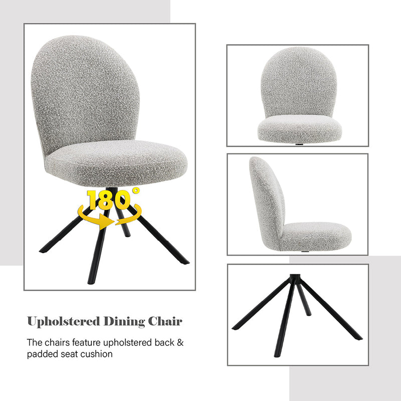 Lawton Side Chair w/Swivel (Set-2) - DN03766