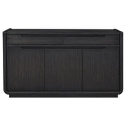 Leandro 2-drawer Dining Sideboard Server Burnished Black - 115395