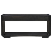 Leandro 2-drawer Entryway Sofa Console Table Burnished Black - 704639
