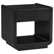 Leandro 3-piece Wood Coffee and End Table Set Burnished Black - 704638-S3