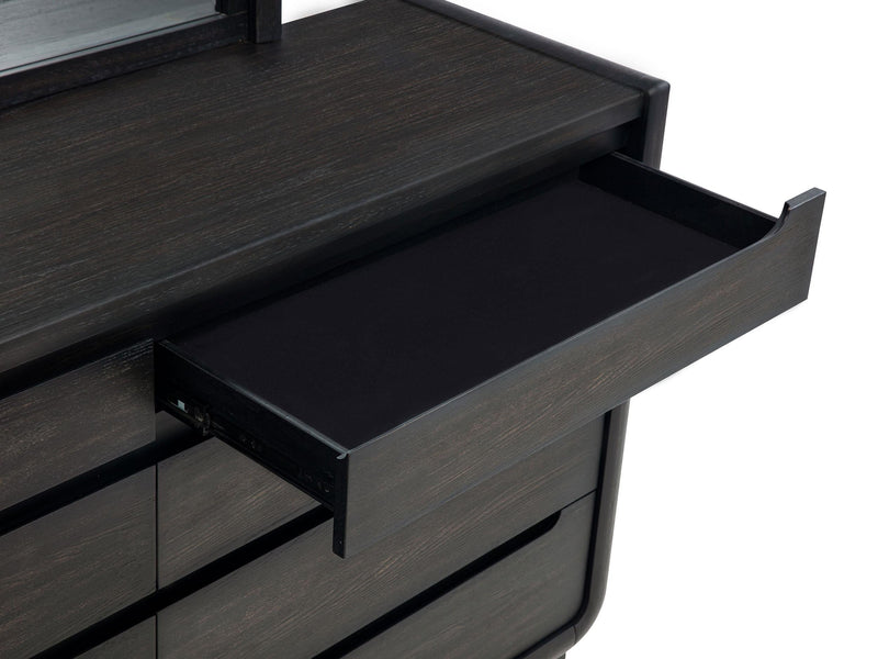 Leandro 4-piece California King Bedroom Set Burnished Black - 222491KW-S4
