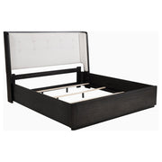 Leandro 5-piece Eastern King Bedroom Set Burnished Black - 222491KE-S5