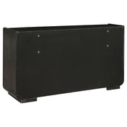 Leandro 5-piece Eastern King Bedroom Set Burnished Black - 222491KE-S5