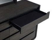 Leandro 5-piece Queen Bedroom Set Burnished Black - 222491Q-S5