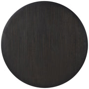 Leandro 60-inch Round Dining Table Burnished Black - 115390