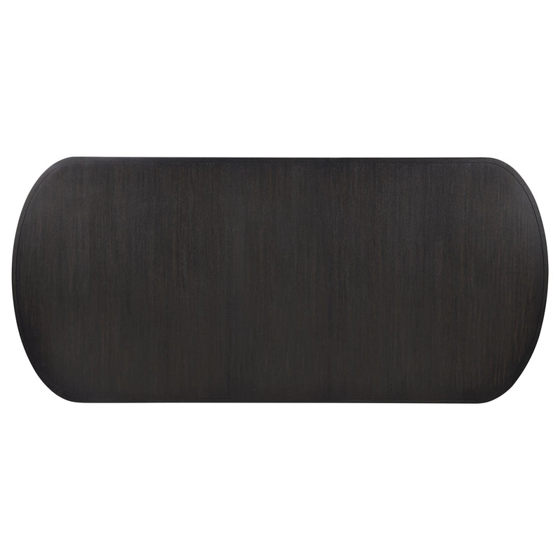 Leandro 7-piece Rectangular Dining Table Set Burnished Black - 115391-S7