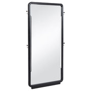 Leandro 76-inch Full Length Floor Mirror Burnished Black - 222498