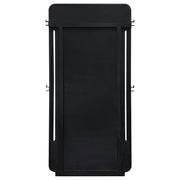 Leandro 76-inch Full Length Floor Mirror Burnished Black - 222498