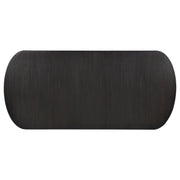 Leandro 78-inch Extension Dining Room Table Burnished Black - 115391