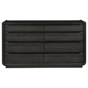 Leandro 8-drawer Bedroom Dresser Cabinet Burnished Black - 222493