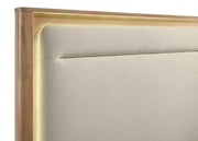Leanne 4-piece Eastern King Bedroom Set Light Oak - 223131KE-S4