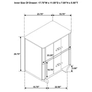 Leanne 4-piece Eastern King Bedroom Set Light Oak - 223131KE-S4