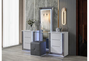 Ylime Smooth White Vanity With Led - YLIME-SMOOTH WHITE-VANITY W/ LED