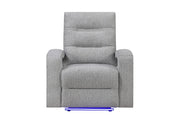 U6611 Grey 15 Power Recliner With Led - U6611-GREY 15-PR W/LED