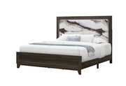 Harmony Brown Twin Bed With Led - HARMONY-BROWN-TB W/LED