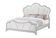 Aria Silver King Bed With Led - ARIA-SILVER-KB W/LED