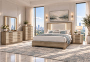 Gabriel Brown Mirror With Led - GABRIEL-BROWN-MR W/LED