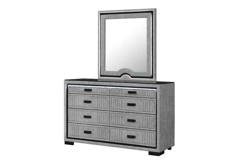 Isabella Grey Mirror With Led - ISABELLA-GREY-MR W/ LED