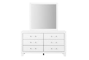 Luccia White Queen Bed Group With Led - LUCCIA-WHITE-QBG W/LED