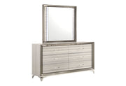 Zambrano White Mirror With Led - ZAMBRANO-WHT-MR W/ LED - Lara Furniture