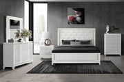 Alina White Full Bed Group With Led - ALINA-WHITE-FBG W/LED-N