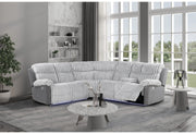 U6028 Grey Sectional With Led - U6028-GREY-SECTIONAL W/LED-N