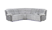 U6028 Grey Sectional With Led - U6028-GREY-SECTIONAL W/LED-N