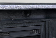 Lily Dark Grey Ent Unit 72 Inch W/ Led, Speakers, Crystal Inserts - LILY-DARK GREY-EU 72 W/LED & SPKR
