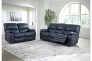 Leesworth Ocean Power Reclining Living Room Set - Lara FurniturePower Reclining Living Room Set
