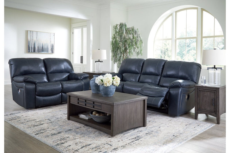 Leesworth Ocean Power Reclining Living Room Set - Lara FurniturePower Reclining Living Room Set