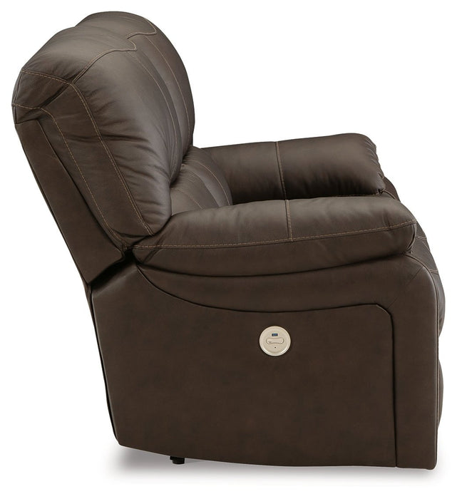 Leesworth Power Reclining Loveseat - Gate FurniturePower Reclining Loveseat