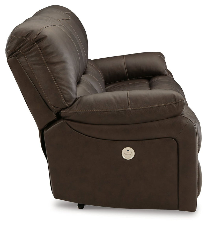Leesworth Power Reclining Sofa - Lara FurniturePower Reclining Sofa
