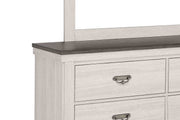 Leighton Cream/Brown Panel Youth Bedroom Set - Lara FurnitureYouth Bedroom Set
