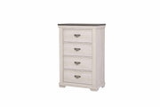 Leighton Cream/Brown Panel Youth Bedroom Set - Lara FurnitureYouth Bedroom Set
