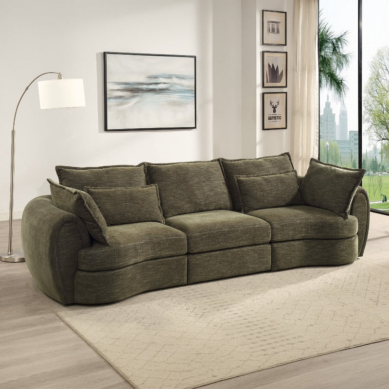 Leighton Modular - Left Facing Arm Chair w/3 Pillows - LV07690