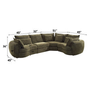 Leighton Modular - Right Facing Arm Chair w/3 Pillows - LV07693