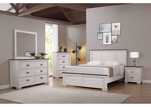 Leighton Two Tone Panel Bedroom Set - Lara FurnitureBedroom Set