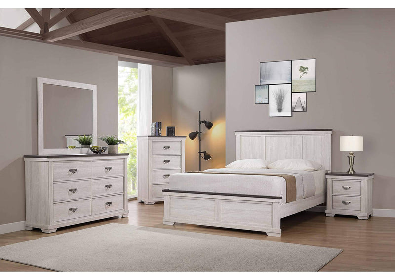 Leighton Two Tone Panel Youth Bedroom Set - Lara FurnitureYouth Bedroom Set