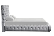 Lena - Silver Upholstered King Bed - B155-K-Bed