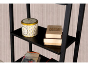 Leon Bookcase in Black - 711-LEO-BC-BLACK