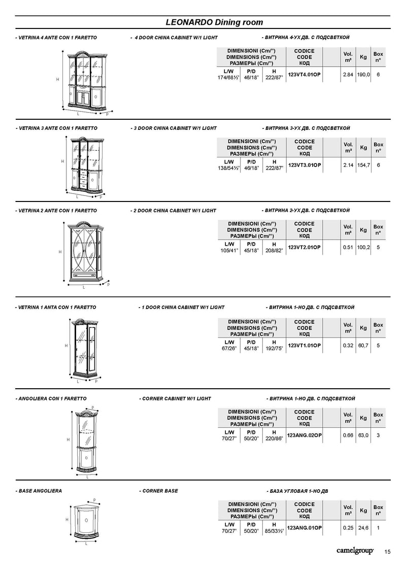 Leonardo Dining Set - Lara FurnitureDining Room Set