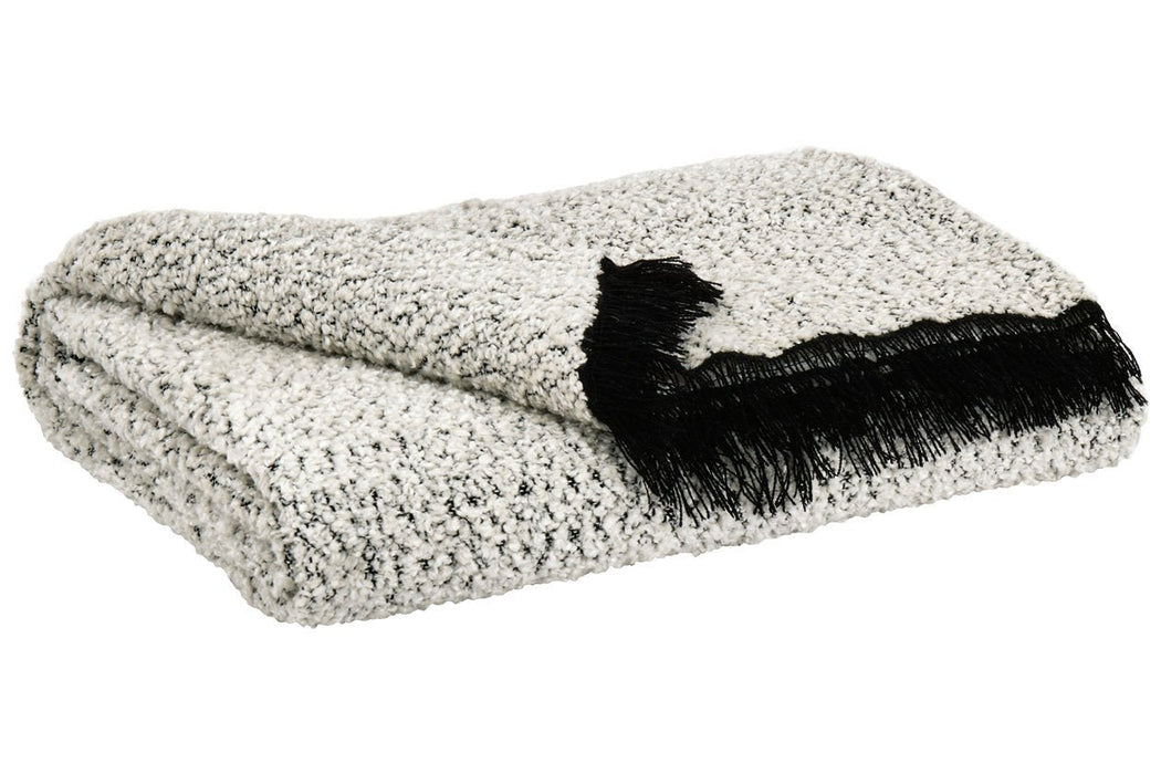 Leonita Black/White Throw (Set of 3) - Gate FurnitureThrow